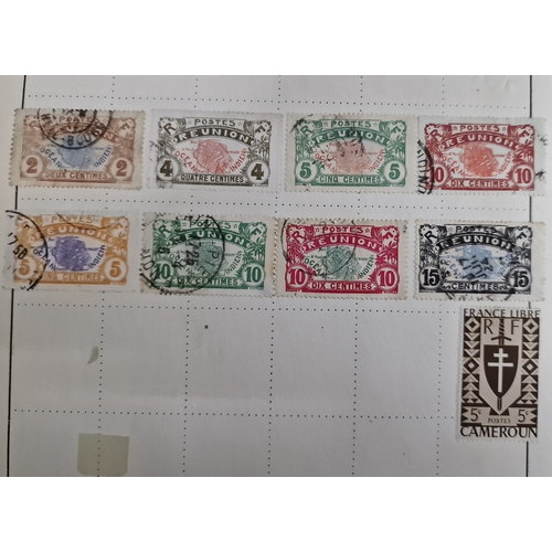 345 - 5 VARIOUS STAMP ALBUMS