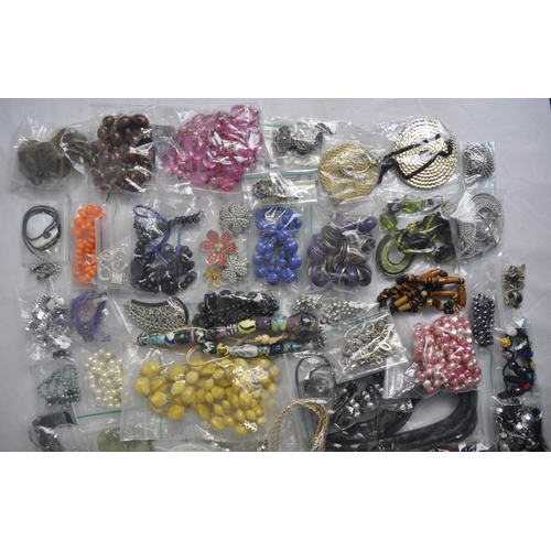 368 - BOX OF COSTUME JEWELLERY