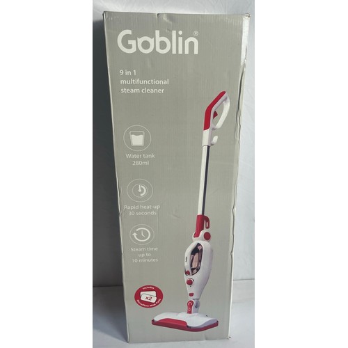 373 - GOLBLIN 9in1 MULTIFUNCTIONAL STEAM CLEANER  AND GEORGE FOREMAN 7 PARTITION FAT REDUCING GRILL (C8,C2... 