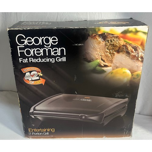 373 - GOLBLIN 9in1 MULTIFUNCTIONAL STEAM CLEANER  AND GEORGE FOREMAN 7 PARTITION FAT REDUCING GRILL (C8,C2... 