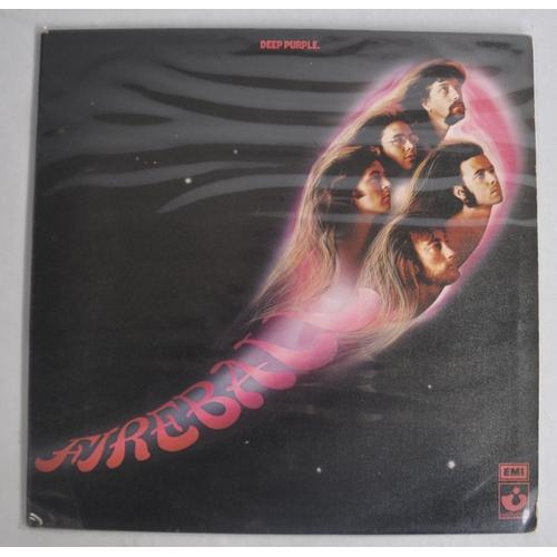 396 - 7 VINYL LPS - DEEP PURPLE IN THE ROCKS LP SHVL 777, DEEP PURPLE FIREBALL LP SHVL 793 DEEP PURPLE, 7