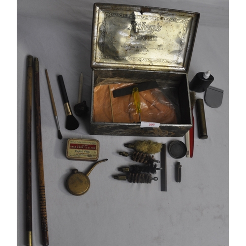 203 - GUNSMITH VINTAGE RIFLE CLEANING KIT