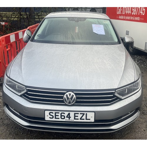 1 - VOLKSWAGEN PASSAT TDi SE BUSINESS DSG - REGISTRATION NUMBER SE64 EZL     1600cc, SILVER, DIESEL. AUT... 