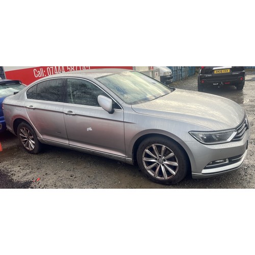 1 - VOLKSWAGEN PASSAT TDi SE BUSINESS DSG - REGISTRATION NUMBER SE64 EZL     1600cc, SILVER, DIESEL. AUT... 