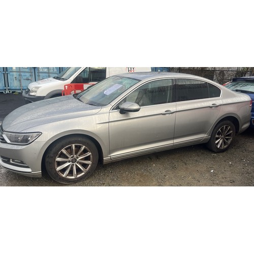 1 - VOLKSWAGEN PASSAT TDi SE BUSINESS DSG - REGISTRATION NUMBER SE64 EZL     1600cc, SILVER, DIESEL. AUT... 