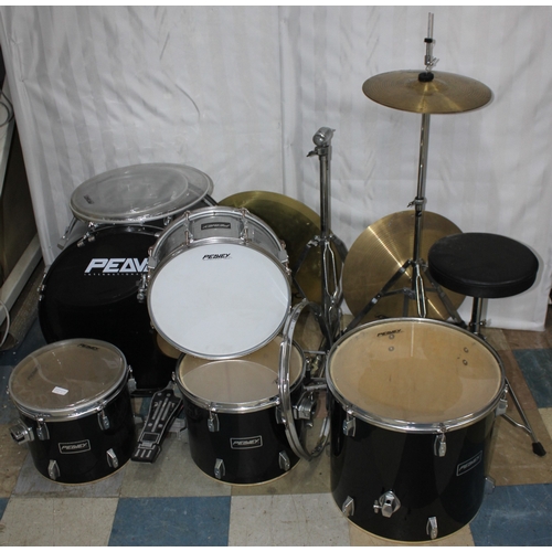 14 - SET OF PEAVEY DRUMS