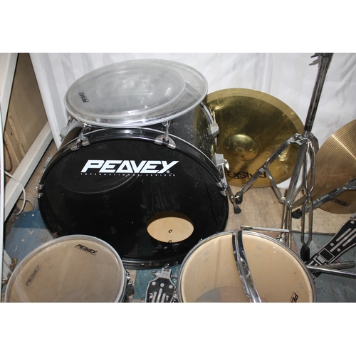 14 - SET OF PEAVEY DRUMS