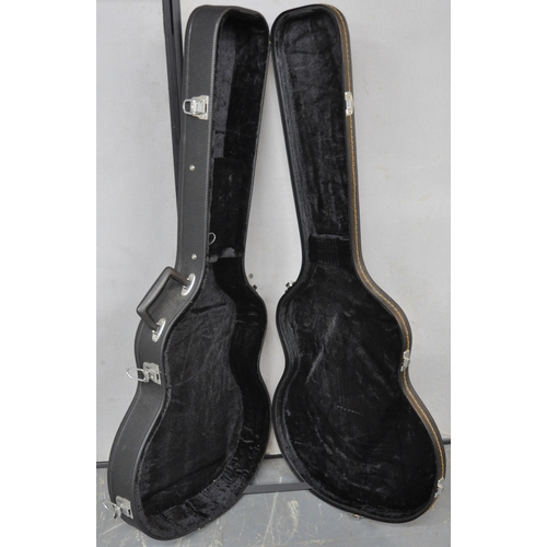 17 - 2 HARD SHELL GUITAR CASES