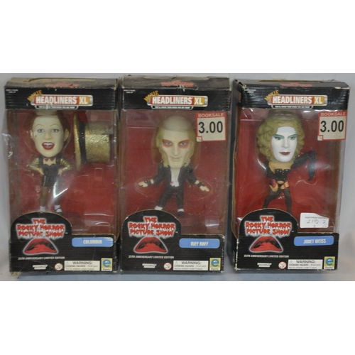 25 - 7 HEADLINERS XL FIGURES - 6 ROCKY HORROR PICTURE SHOW AND GROUCHO MARX