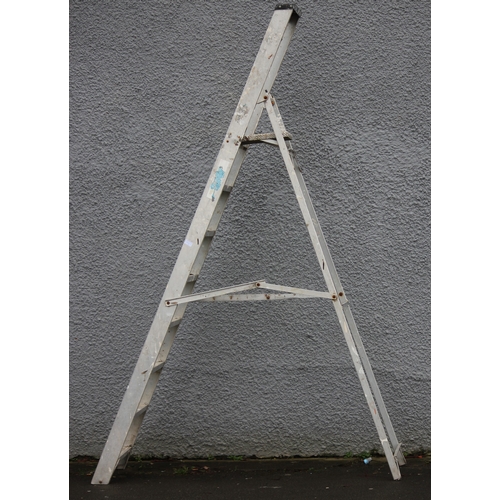 43 - LARGE ALUMINIUM STEP LADDER