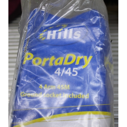 44 - NEW HILLS PORTADRY 4/45 ROTARY WASHING LINE