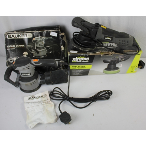 57 - BAUKER ROTARY SANDER AND CHALLENGE XTREME CAR POLISHER