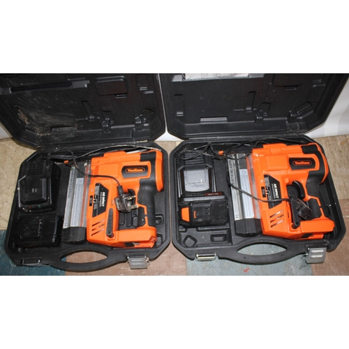 69 - 2 VANHAUS AIR IMPACT BATTERY OPERATED NAIL AND STAPLE GUNS