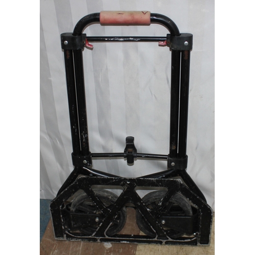 76 - 2 FOLDING SACK TRUCKS