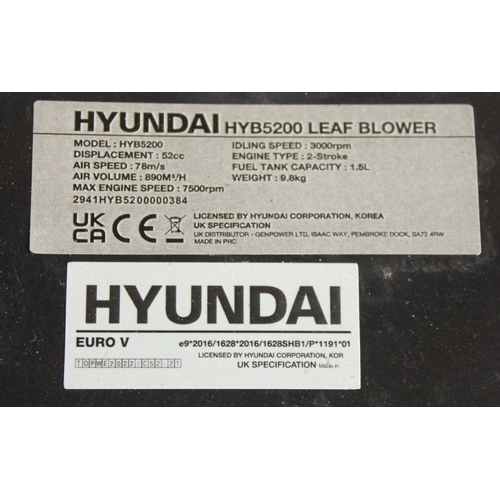 77 - HYUNDAI HYB5200 PETROL LEAF BLOWER