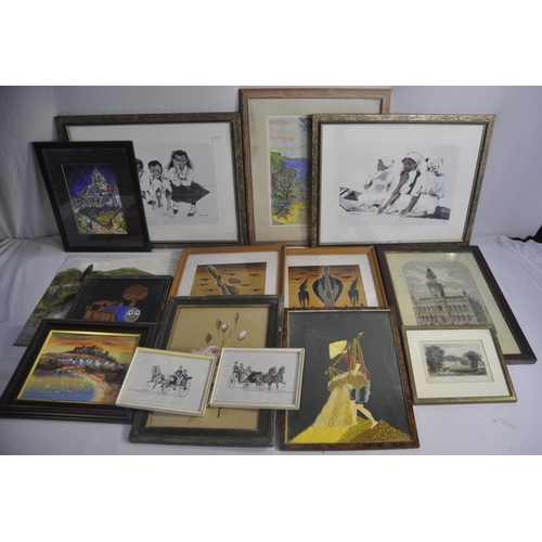 84 - VARIOUS FRAMED PICTURES