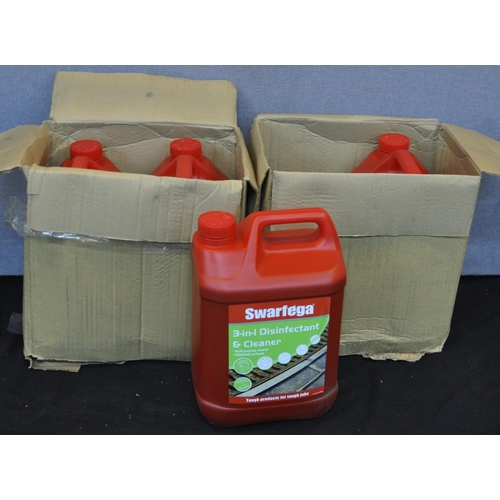 93 - 4 x 5 LITRE SWARFEGA 3in1 DISINFECTANT AND CLEANER