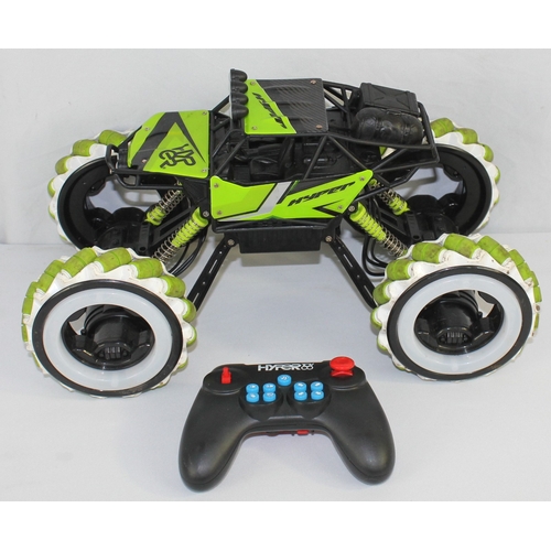 110 - HYPER REMOTE CONTROL ALL TERRAIN VEHICLE (UNTESTED) AND ADAPTED BALANCE BOARD (NO POWER ADAPTER)