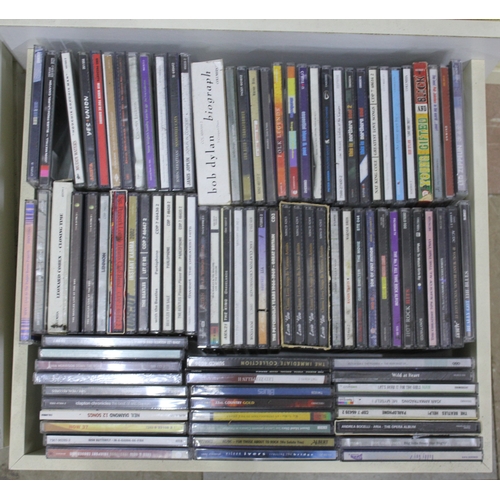 122 - 5 DRAWERS OF COMPACT DISCS