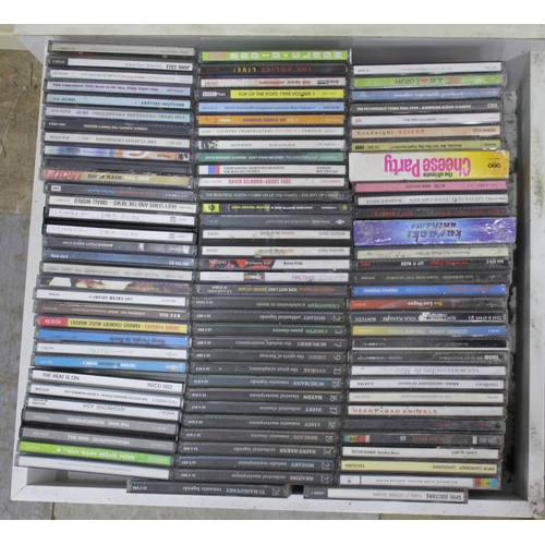 122 - 5 DRAWERS OF COMPACT DISCS