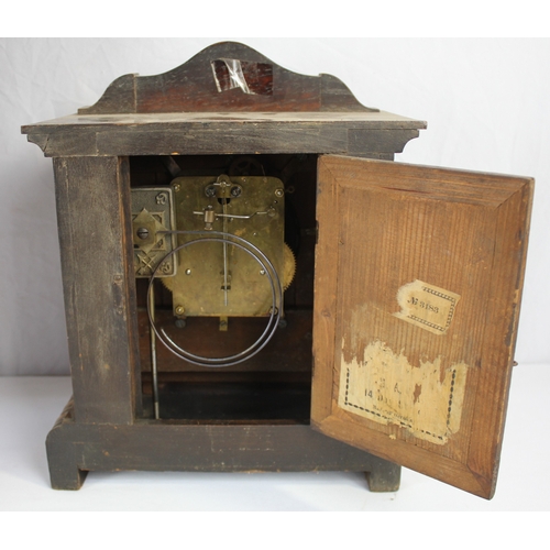 138 - 2 CLOCKS IN NEED OF REPAIR - WALL CLOCK AND MANTLE CLOCK