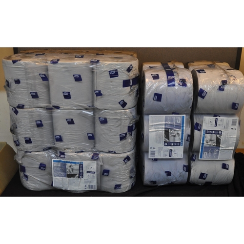 161 - 30 ROLLS OF TORK BLUE WIPING PAPER PLUS