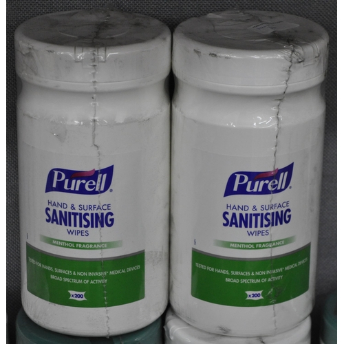 165 - 6 PURELL HAND AND SURFACE SANITISING WIPES