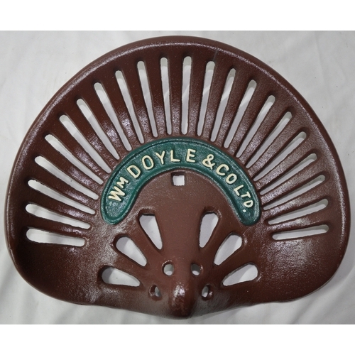 98 - REPRODUCTION WM DOYLE & CO TRACTOR SEAT