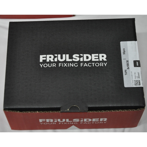 5 - 2 BOXES OF FRIULSIDER 8X100/30 FIXINGs - 500 PER BOX