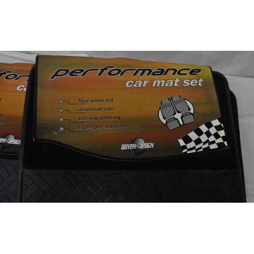 7 - 5 X 4 PIECE PERFORMANCE CAT MAT SETS