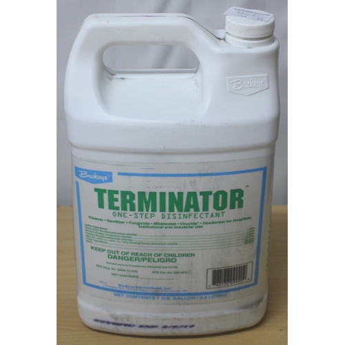 9 - BUCKEYE TERMINATOR DISINFECTANT 3.8L, 4 x DIVERSEY WASHROOM DESCALER 2.5L, 4 x DIVERSEY OXIVIR EXCEL... 