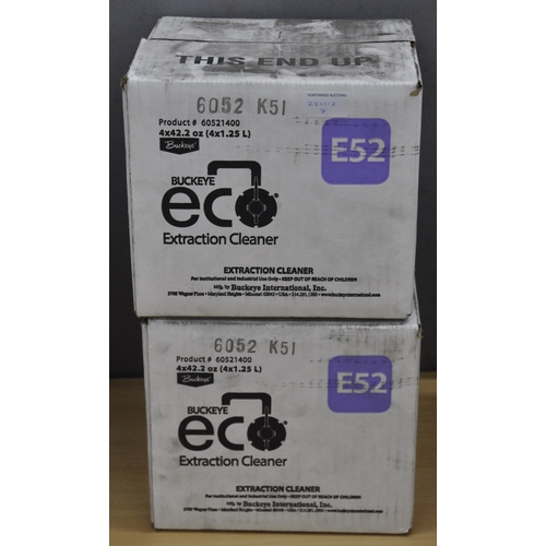 46 - 8 x BUCKEYE ECO TRAFFIC LANE CLEANER FOR CARPET AND UPHOLSTERY AND 2 BOXES BUCKEYE ECO BOTTLES WITH ... 