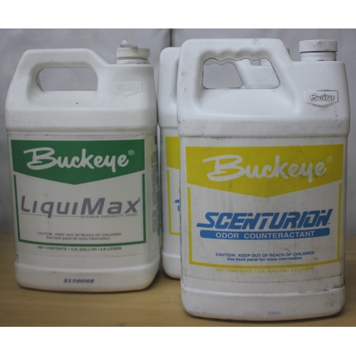 58 - 4 x DIVERSEY FLOOR CLEANER 5L, 2 x BUCKEYE ODOUR COUNTERACTANT 3.8L, 1 x BUCKEYE LIQUIDMAX FINISH 3.... 