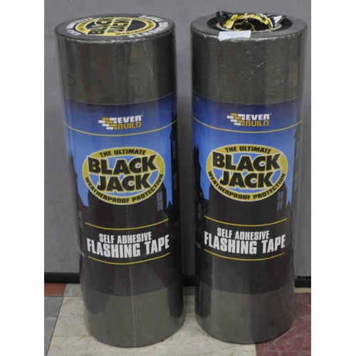 2 x EVERBUILD BLACK JACK SELF ADHESIVE FLASHING TAPE