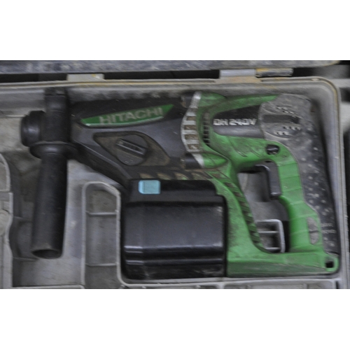 TITAN 1500 SDS PLUS ROTARY HAMMER DRILL AND HITACHI DH 24DV CORDLESS