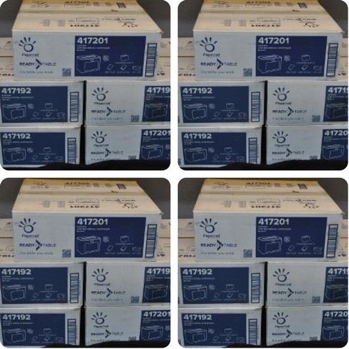 28 - 20 BOXES OF 6 READY TABLE ANTIBACTERIAL DISPENSER - VARIOUS COLOURS