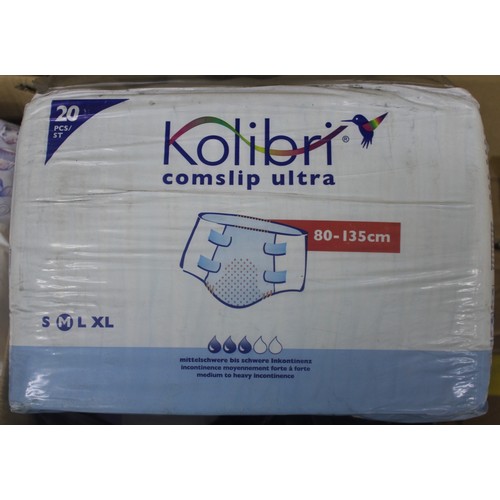 10 - LARGE QUANTITY OF INCONTINANCE PANTS AND PADS