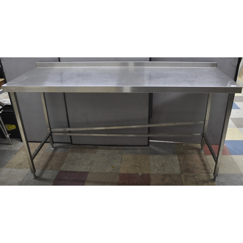 33 - 6FT STAINLESS STEEL PREPARATION TABLE