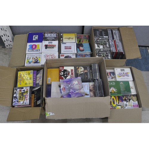 116 - 6 BOXES OF COMPACT DISCS