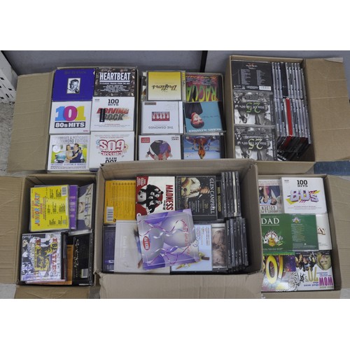 116 - 6 BOXES OF COMPACT DISCS