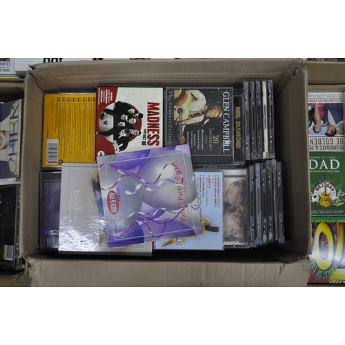 116 - 6 BOXES OF COMPACT DISCS