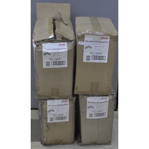 118 - 4 BOXES OF VILEDA MICRO ONE ULTRA SPEED PRO MICROFIBRE MOPS