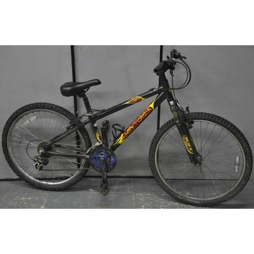 127 - 2 BIKES - GARY FISHER 21 SPEED MOUNTAIN BIKE  WITH FRONT SUSPENSION AND HARLEM SHOT DUAL S... 