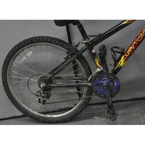 127 - 2 BIKES - GARY FISHER 21 SPEED MOUNTAIN BIKE  WITH FRONT SUSPENSION AND HARLEM SHOT DUAL S... 