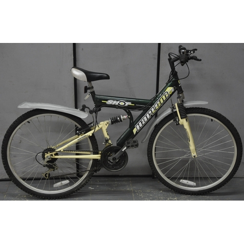 127 - 2 BIKES - GARY FISHER 21 SPEED MOUNTAIN BIKE  WITH FRONT SUSPENSION AND HARLEM SHOT DUAL S... 