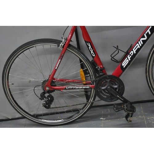 128 - VITESSE SPRINT ROAD TECH 21 SPEED ALLOY TUBING RACING BIKE