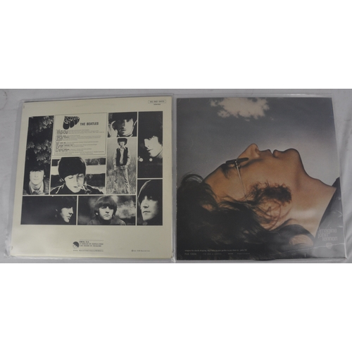 133 - 4 VINYL RECORDS - JOHN LENNON IMAGINE 1971 WITH ORIGINAL POSTCARD INSERT PAS 10004, JOHN LENNON/YOKO... 