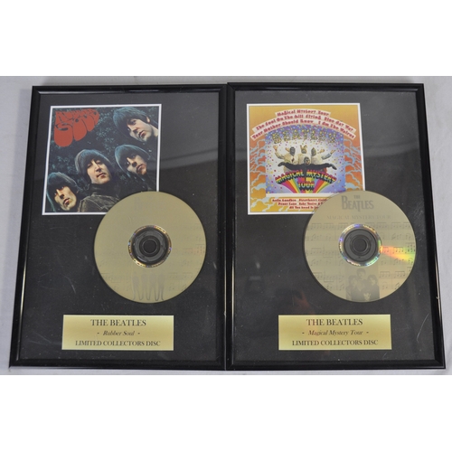 5 BEATLES COLLECTORS DISCS AND VARIOUS BEATLES CDS, CASSETTES AND DVD