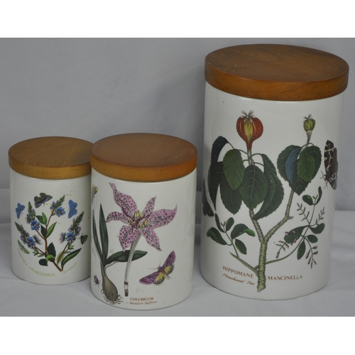 154 - BOX OF PORTMEIRION CERAMICS AND TRAYS