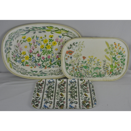 154 - BOX OF PORTMEIRION CERAMICS AND TRAYS